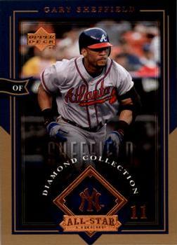 2004 Upper Deck Diamond Collection All-Star Lineup #9 Gary Sheffield Front