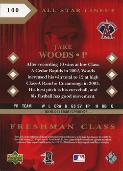 2004 Upper Deck Diamond Collection All-Star Lineup #100 Jake Woods Back