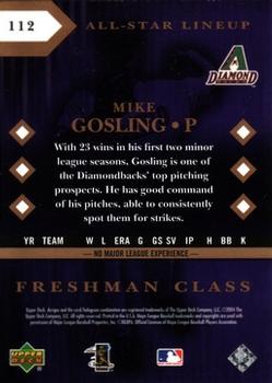2004 Upper Deck Diamond Collection All-Star Lineup #112 Mike Gosling Back