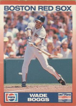 1990 Score Pepsi Boston Red Sox #3 Wade Boggs Front