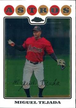 2008 Topps Chrome #12 Miguel Tejada Front