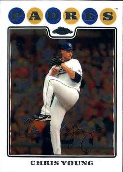 2008 Topps Chrome #18 Chris Young Front