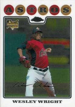 2008 Topps Chrome #213 Wesley Wright Front