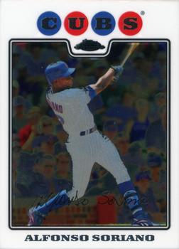 2008 Topps Chrome #44 Alfonso Soriano Front