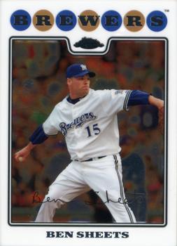 2008 Topps Chrome #46 Ben Sheets Front