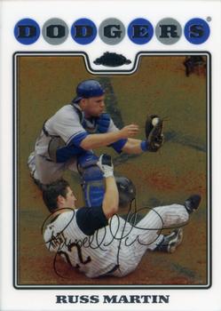 2008 Topps Chrome #54 Russell Martin Front