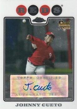 2008 Topps Chrome #237 Johnny Cueto Front