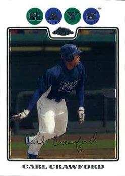 2008 Topps Chrome #86 Carl Crawford Front