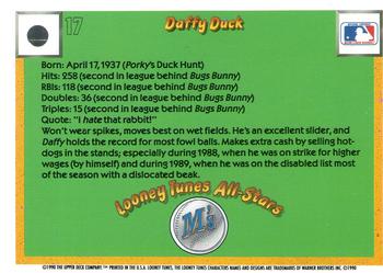 1990 Upper Deck Comic Ball #2 / 17 Daffy Duck Back