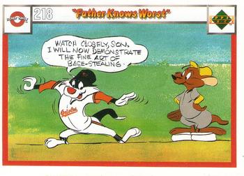 1990 Upper Deck Comic Ball #218 / 233 Father Knows Worst Front