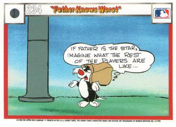 1990 Upper Deck Comic Ball #219 / 234 Father Knows Worst Back