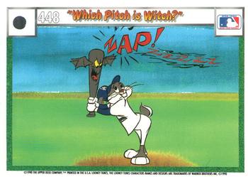 1990 Upper Deck Comic Ball #433 / 448 Which Pitch is Witch? Back