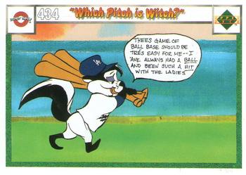 1990 Upper Deck Comic Ball #434 / 449 Which Pitch is Witch? Front