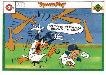 1990 Upper Deck Comic Ball #512 / 515 Squeeze Play Front