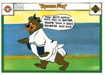 1990 Upper Deck Comic Ball #544 / 553 Squeeze Play / Baseball According to Daffy Duck Front