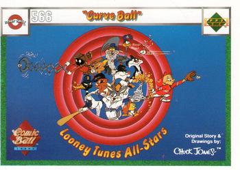 1990 Upper Deck Comic Ball #566 / 569 Curve Ball Front