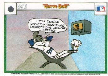 1990 Upper Deck Comic Ball #567 / 570 Curve Ball Back