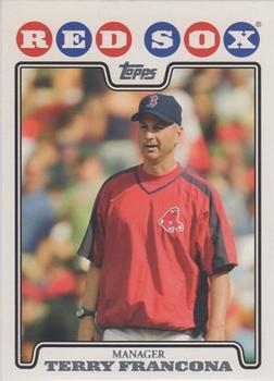2008 Topps Gift Sets Boston Red Sox #1 Terry Francona Front