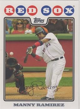 2008 Topps Gift Sets Boston Red Sox #8 Manny Ramirez Front