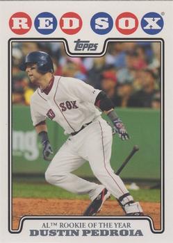 2008 Topps Gift Sets Boston Red Sox #9 Dustin Pedroia Front