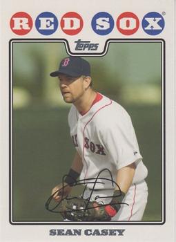 2008 Topps Gift Sets Boston Red Sox #48 Sean Casey Front