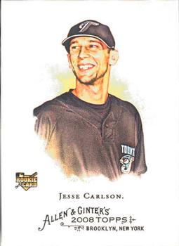 2008 Topps Allen & Ginter #154 Jesse Carlson Front