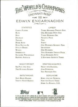 2008 Topps Allen & Ginter #193 Edwin Encarnacion Back