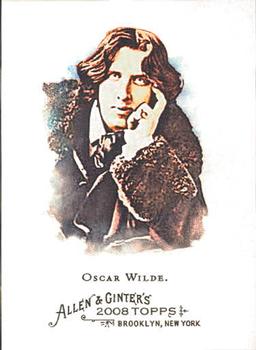 2008 Topps Allen & Ginter #276 Oscar Wilde Front