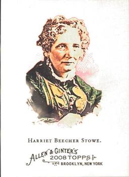 2008 Topps Allen & Ginter #313 Harriet Beecher Stowe Front