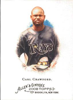 2008 Topps Allen & Ginter #340 Carl Crawford Front