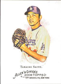 2008 Topps Allen & Ginter #54 Takashi Saito Front