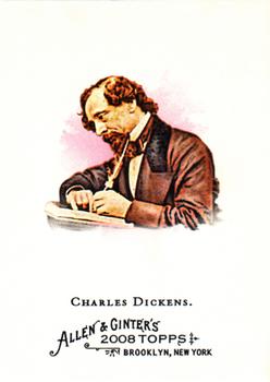 2008 Topps Allen & Ginter #219 Charles Dickens Front