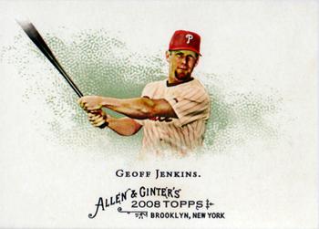 2008 Topps Allen & Ginter #317 Geoff Jenkins Front