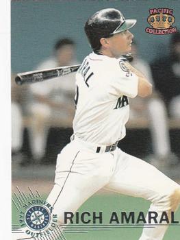 1995 Pacific Seattle Mariners #18 Rich Amaral Front