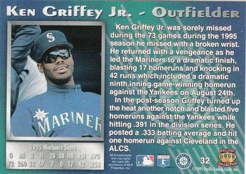 1995 Pacific Seattle Mariners #32 Ken Griffey Jr. Back