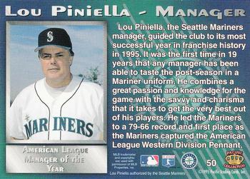1995 Pacific Seattle Mariners #50 Lou Piniella Back