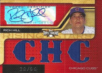 2008 Topps Triple Threads #217 Rich Hill Front
