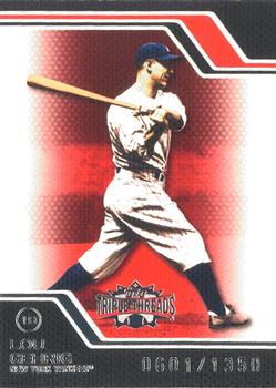 2008 Topps Triple Threads #9 Lou Gehrig Front