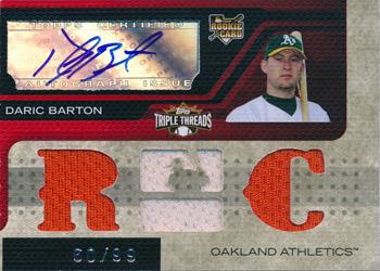 2008 Topps Triple Threads #147 Daric Barton Front