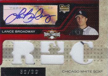 2008 Topps Triple Threads #153 Lance Broadway Front