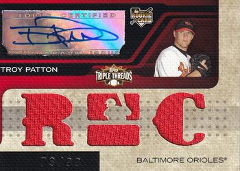2008 Topps Triple Threads #166 Troy Patton Front