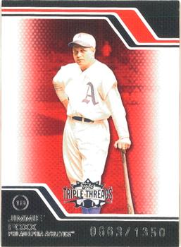 2008 Topps Triple Threads #228 Jimmie Foxx Front