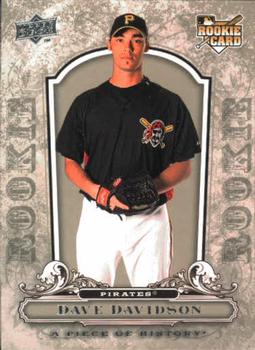 2008 Upper Deck A Piece of History #135 Dave Davidson Front