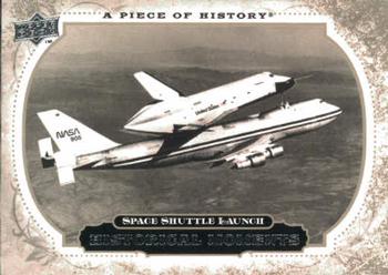 2008 Upper Deck A Piece of History #155 First Space Shuttle Launch Front