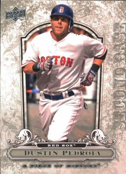 2008 Upper Deck A Piece of History #16 Dustin Pedroia Front