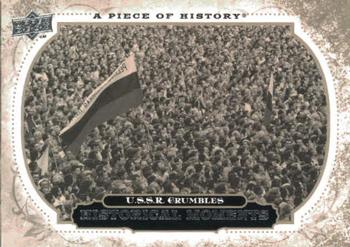 2008 Upper Deck A Piece of History #176 U.S.S.R. Crumbles Front