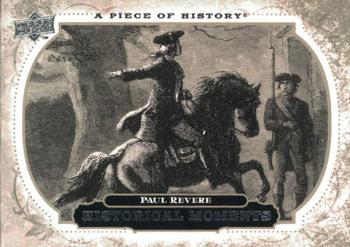 2008 Upper Deck A Piece of History #178 Paul Revere Front