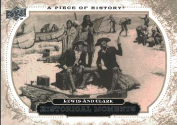 2008 Upper Deck A Piece of History #196 Lewis and Clark Front