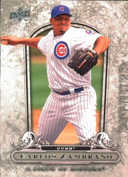 2008 Upper Deck A Piece of History #23 Carlos Zambrano Front
