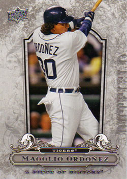 2008 Upper Deck A Piece of History #32 Magglio Ordonez Front
